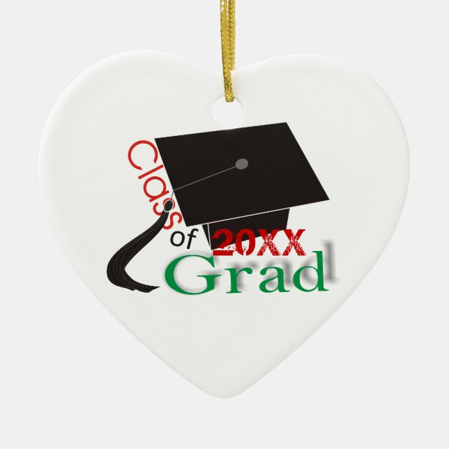 Klasse der Graduation Cap Custom Ornaments 2020 Keramik Ornament (Vorne)