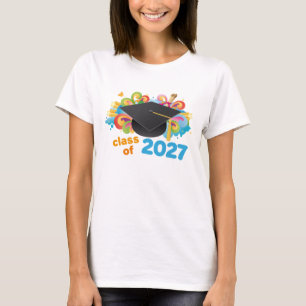 Klasse der graduierten Geschenk-Idee des Hut-2027 T-Shirt