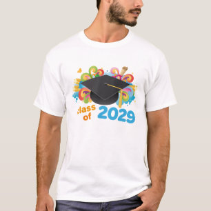 Klasse der graduierten Geschenk-Idee des Hut-2029 T-Shirt