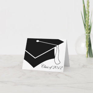 Klasse der Graduierungsobergrenze von 2012 Dankeskarte