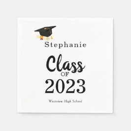 Klasse der Graduierungspartei 2023 Serviette