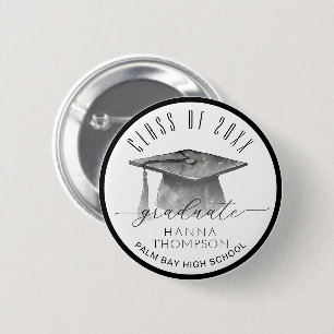 Klasse der Graduierungspartei 2025 Graduate Gunst Button