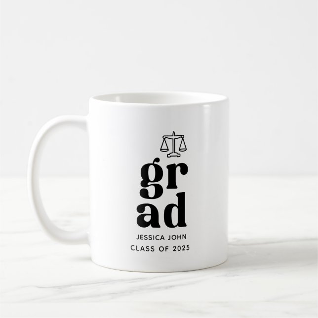 Klasse der Jurastudium 2025 Kaffeetasse (Links)