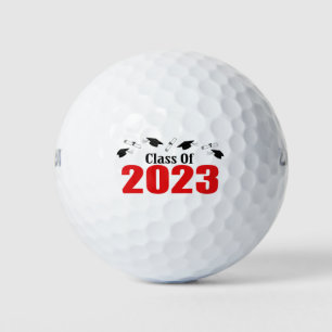 Klasse der Karten und Diplome 2023 (rot) Golfball