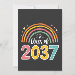 Klasse der Kindergarten-Abschluss-Schule 2037 Ankündigung