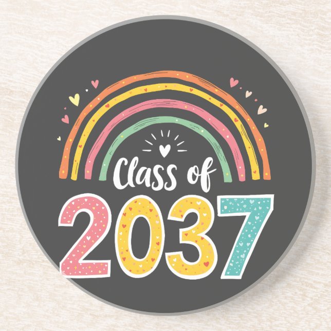 Klasse der Kindergarten-Abschluss-Schule 2037 Getränkeuntersetzer (Vorne)