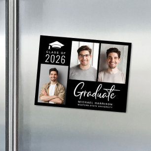 Klasse der Magnet-Ankündigung 2025 Foto Abschluss Magneteinladung