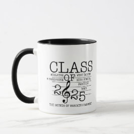 Klasse der Marching-Band 2025 Tasse