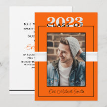 Klasse der Orange & Black Graduation Party 2023