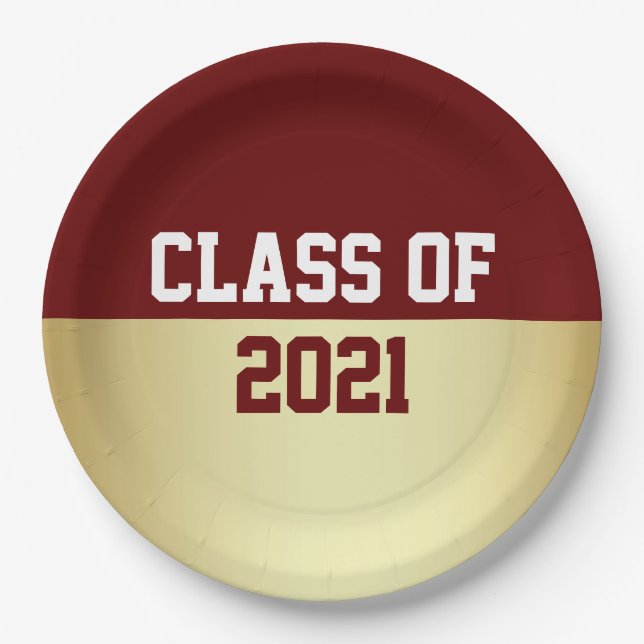 Klasse der Papierplatte 2021 Pappteller (Vorderseite)