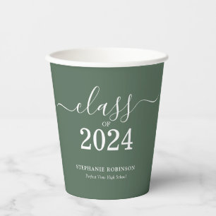 Klasse der Partei für grüne Schulbildung 2024 Pappbecher