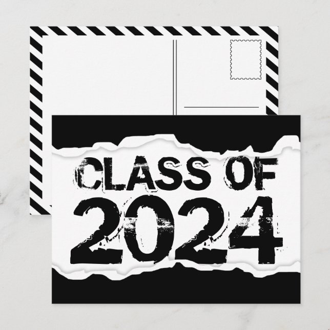 Klasse der Postkarte 2022 (Seitenriss) (Vorne/Hinten)