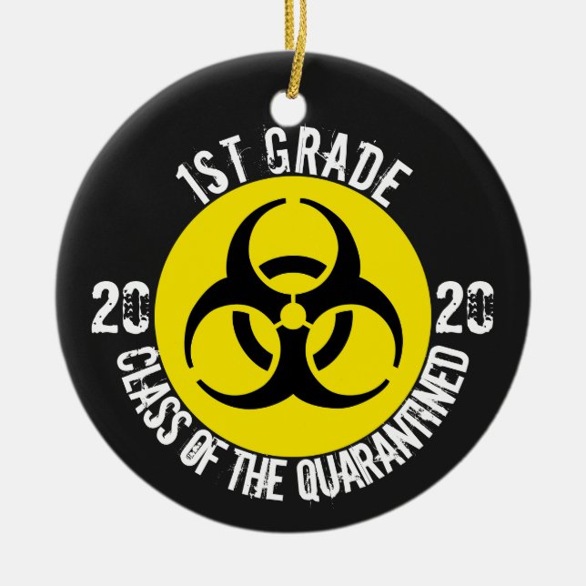 Klasse der Quarantäne Keramik Ornament (Vorne)