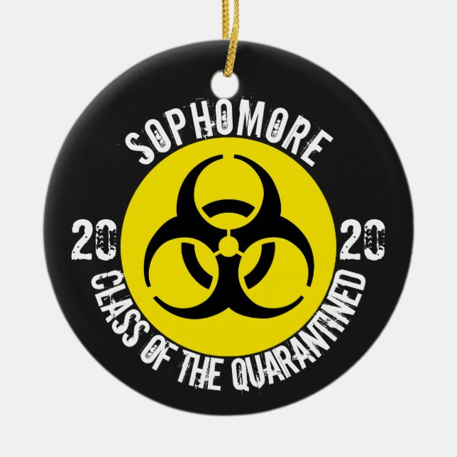 Klasse der Quarantäne Keramik Ornament (Vorne)