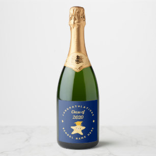 Klasse der Royal Blue and Gold Graduation Party 20