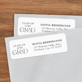 Klasse der Rücksendeadresse Typografie Grad 2025