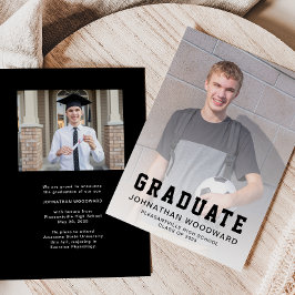 Klasse der Schwarzen Abschluss-Ankündigung 2025 Fo Einladung