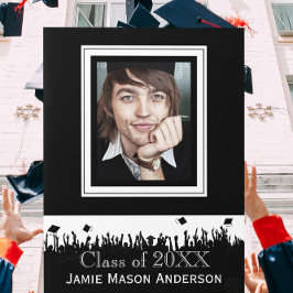 Klasse der Silhouette Senior Abschluss Invite Einladungspostkarte