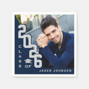 Klasse der Silver Navy FOTO Graduation Party 2024 Serviette