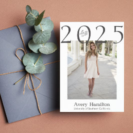 Klasse der Skriptabschlusskarte 5 Fotos Einladung