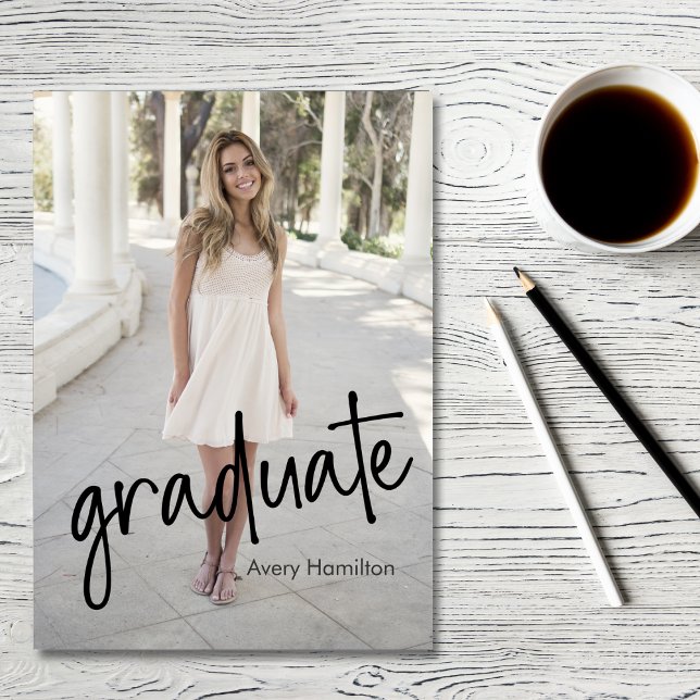 Klasse der Skriptkarte für Graduate 5 - Foto Einladung (Von Creator hochgeladen)