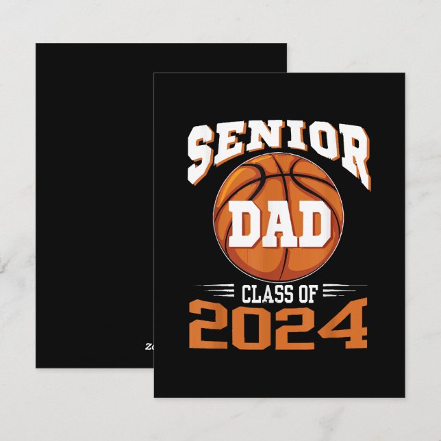 Klasse der Vater 2024 Feiertagskarte (Vorne/Hinten)