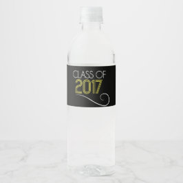 Klasse der Wasserflaschen 2017 Wasserflaschenetikett