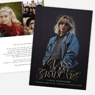 KLASSE DES 2025-GRADUATEN-Abschlusses Ankündigung