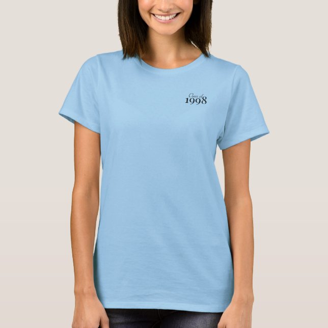 Klasse des 25. Wiedersehen-Shirts 1998 T-Shirt (Vorderseite)