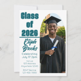 Klasse des Abschlussbildes Abschlussfeier Einladung