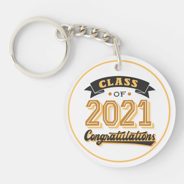 Klasse des Abschlusses 2021 Schlüsselanhänger (Vorderseite)