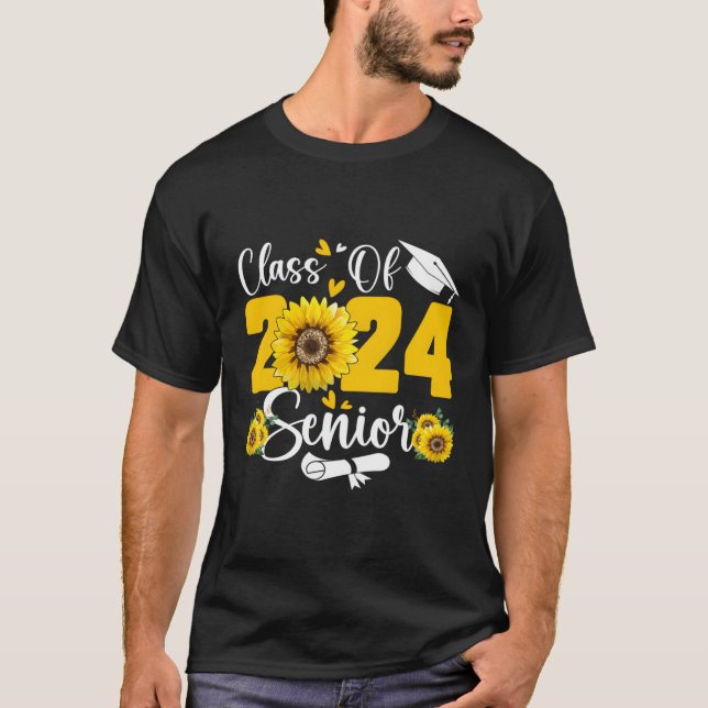 Klasse des Abschlusses 2024 T-Shirt (Vorderseite)