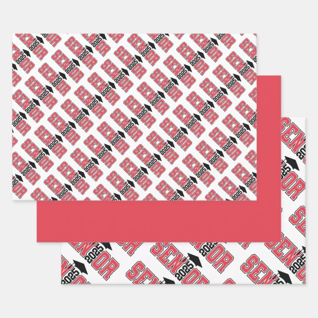 Klasse des Abschlusses 2025 Geschenkpapier Set (Set)