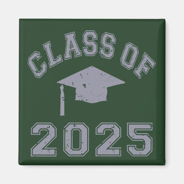 Klasse des Abschlusses 2025 Magnet (Vorne)