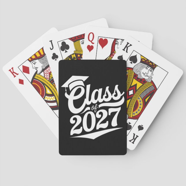 Klasse des Abschlusses 2027 Spielkarten (Rückseite)