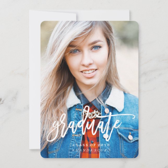 KLASSE DES Abschlusses ABSCHLUSS 2016 Einladung (Vorderseite)