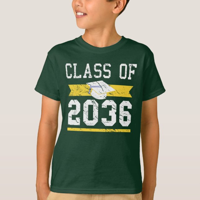 Klasse des Abschlusses der Erwachsenenbildung 2036 T-Shirt (Vorderseite)