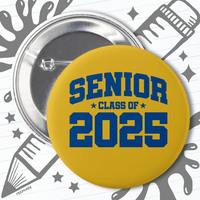 Klasse des Abschlusses in der Oberschule 2025 Seni Button (Von Creator hochgeladen)
