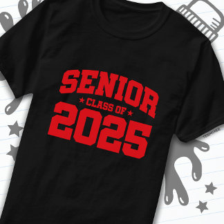 Klasse des Abschlusses in der Oberschule 2025 Seni T-Shirt
