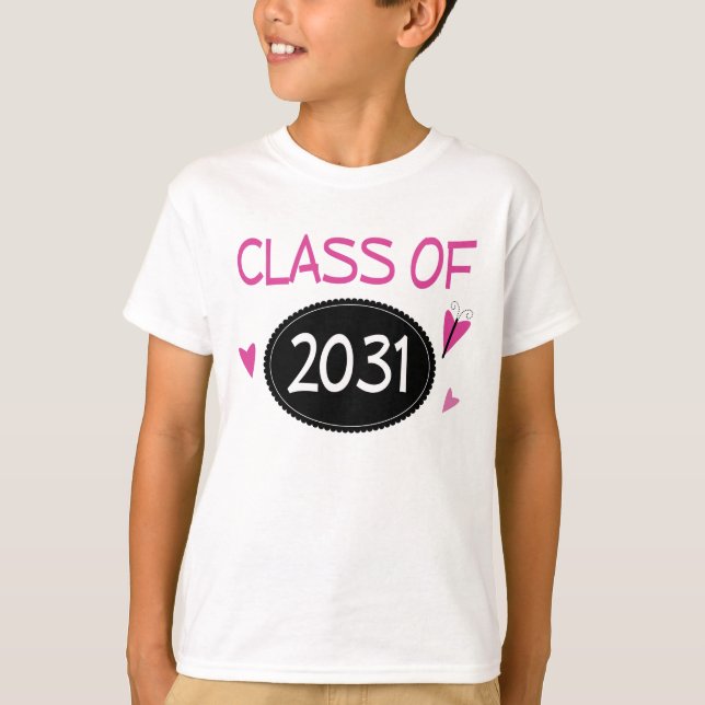 Klasse des Absolvent der Zukunft 2031 T-Shirt (Vorderseite)