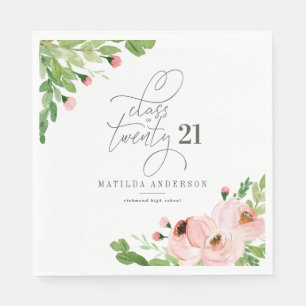 Klasse des blütenblütenfarbenen Abschlusses Serviette