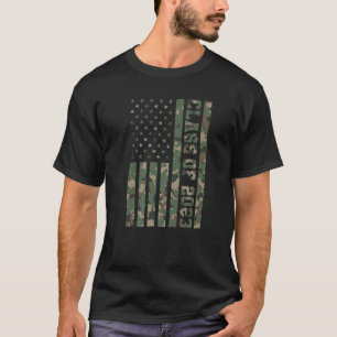 Klasse des Camouflage American Flag Abschlusses 20 T-Shirt