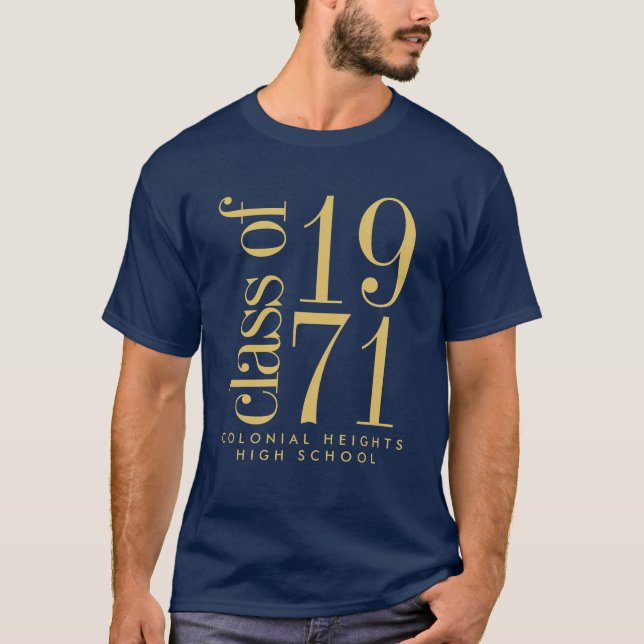 Klasse des CHHS-T - Shirt von 1971 (Vorderseite)