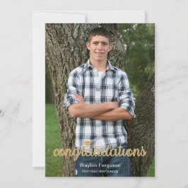 Klasse des Christlichen Gold-Foto-Abschlusses 2025 Einladung