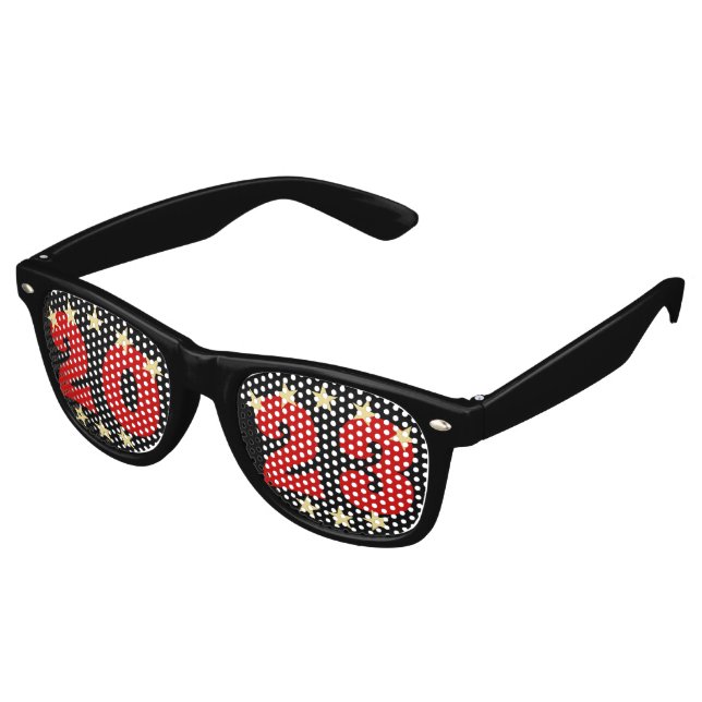 Klasse des Coolen Abschlusses der Graduationsparte Partybrille (Schrägansicht)