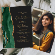Klasse des dunklen Abschlusses "Green Agate Foto" 