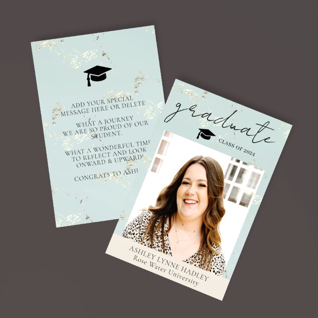 Klasse des Foto-Overlay-Graduate 2024 Ankündigung (Von Creator hochgeladen)