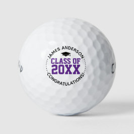 Klasse des Geschenkes für Lila Abschlüsse 2025 Golfball