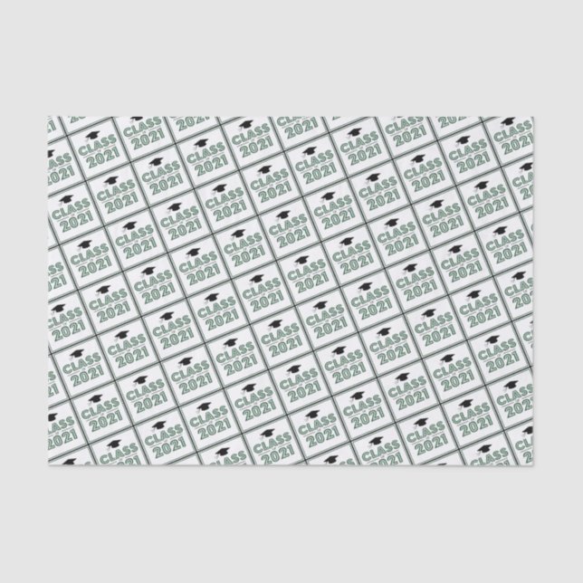 Klasse des Gewebepapiers 2021 für Abschluss (Emera Seidenpapier (Vorderseite)