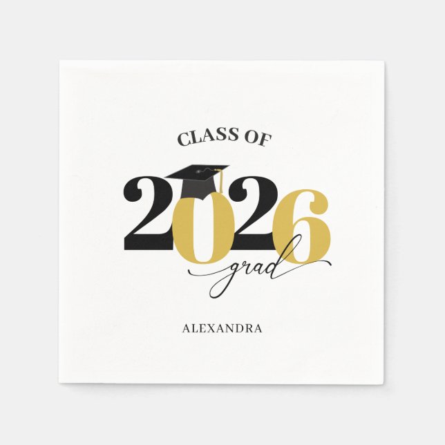 Klasse des Graduate Modern Tyopgraphy Gold 2025 Serviette (Vorderseite)